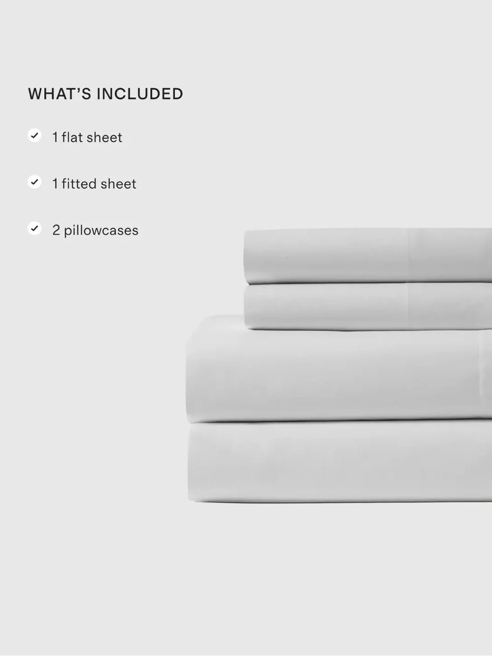 NEW in Bag Quince Organic Cotton Percale Sheet Set KING - White / Rose